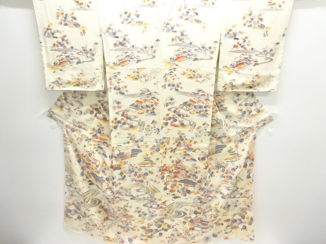 JAPANESE KIMONO / TSUKESAGE KOMON / CHAYATSUJI